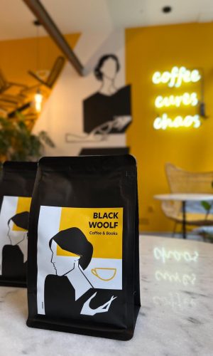 BRAZYLIA & GWATEMALA BLACK WOOLF <br> 250g