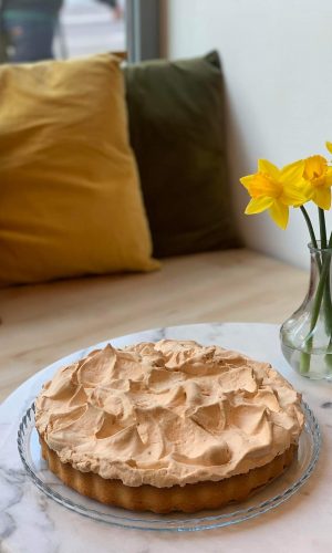 TARTA LEMON CURD Z BEZĄ